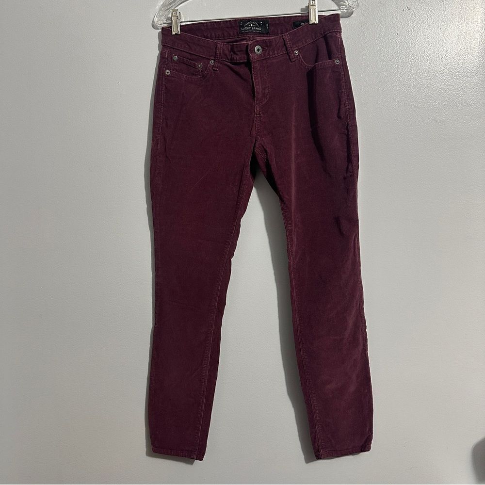 Lucky Brand Lolita skinny corduroy pants size 6